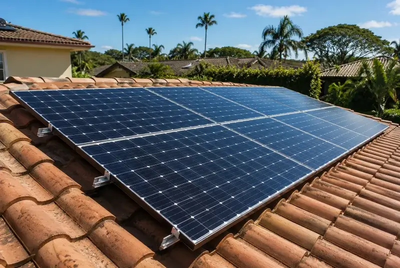 Installation de panneaux solaires à Saint-Aubert